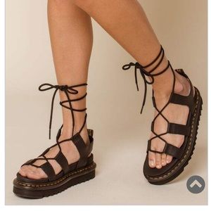 doc marten lace up sandals